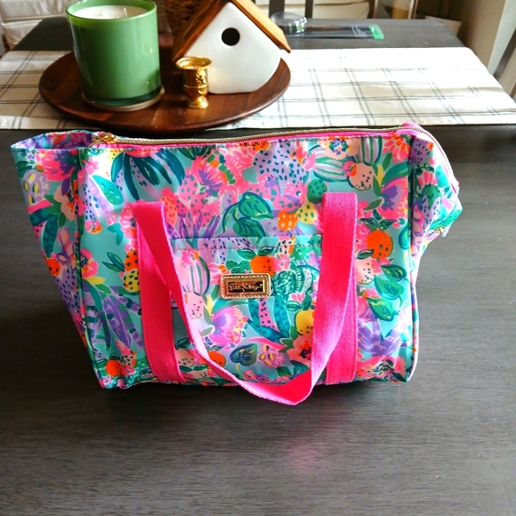 Lilly Pultzier Beach Cooler Tote Nwt - Picture 1 of 3